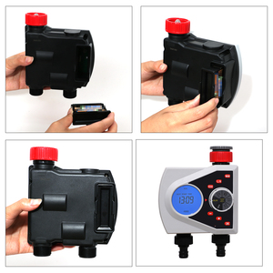 Automatic Garden Watering <b>Timer</b> Dual Outlet Digital Solenoid Controller Irrigation System 2 Zone - Product Image 1