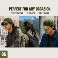 Gorra de béisbol de pana acanalada estilo americano vintage, la más vendida, estética minimalista, lisa, al por mayor, personalizable