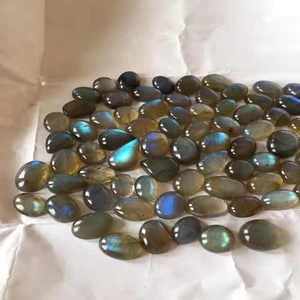 หินลาบราดอไรต์ธรรมชาติคุณภาพสูงอัญมณีทรงหลวมคริสตัลสีฟ้าหลากสีสำหรับทำเครื่องประดับ - Product Image 6