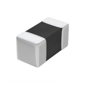 ตัวเก็บประจุเซรามิก MLCC ติดพื้นผิว MBASU063SCG8R7DFNA18 8.7 pF CER 8.7PF 50V C0G /cg 0201 - Product Image 1