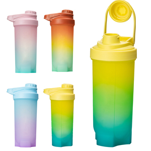 Coloré Logo Personnalisé Fitness 3 Couches En Plastique Sans Bpa Bouteille <span class=keywords><strong>D</strong></span>'<span class=keywords><strong>eau</strong></span> Potable Gym Protéine Shaker Bouteille Avec Compartiment De Rangement - Product Image 6