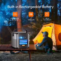 Projecteur DLP 3D 4K BYINTEK U80 Max à obturateur actif avec batterie 15000 mAh, Android 11, mise au point automatique, portable, pour le camping en plein air