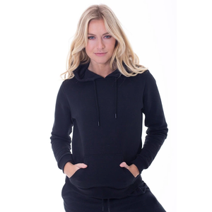 Custom Blank Black Men's Knitted Fleece Hoodies Cotton/Polyester Anti-Wrinkle Washed Crew <b>Neck</b> Pullover - Product Image 6