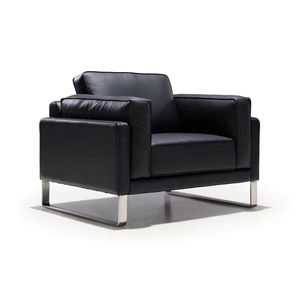 Muebles por contrato Sofá de negocios comercial Oficina Área de espera Juego de sofá de cuero moderno italiano de lujo - Product Image 2