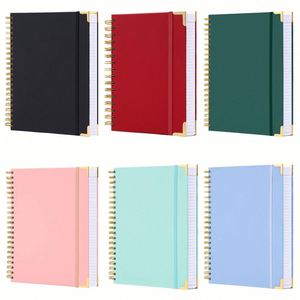 Promotion Gift Spiral Notebook <b>A5</b> <b>Diary</b> Notebook Leather Cover Journal Coil Notebook Journals a 5 Planner Custom - Product Image 2