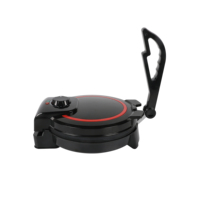 Grill électrique de 10 pouces, appareil rotatif avec bouton de thermostat, appareil de cuisine, plaque de cuisson automatique