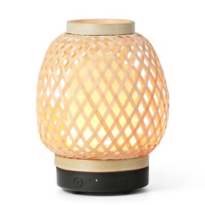 Aromacare 200ML Handmade Woven Ultrasonic <strong>Aromer</strong> Diffser Custom Diffuser Fragrance Aromatherapy Essential Oil Wooden Diffuser - Product Image 5