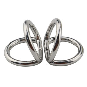 Stainless Steel D Ring Bag Hardware Double D Rings For Handbags And Luggage Strong Buckle Accessories Customizable Size - Product Image 4