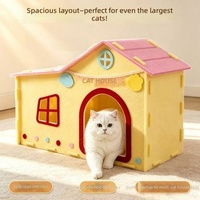 Jouet pour chat en feutre, griffoir triangulaire, nid pour chat, outil de nettoyage des griffes