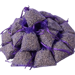 Sobres de lavanda de tela más vendidos con restos fragantes infundidos con patrón de plantas para la decoración diaria del hogar para dormitorios - Product Image 3