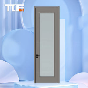 Porte WPC fabriquée au Vietnam 100% composite plastique en bois intérieur étanche avec couverture en film <span class=keywords><strong>PVC</strong></span> produit de cadres de porte et de fenêtre - Product Image 3