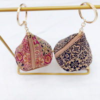WS185 Grosir Gantungan Kunci Mini Bohemia Vintage Lucu, Aksesoris Gantungan Tas Sekolah Kecil, Dompet Koin