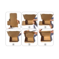 Fabricant de grandes boîtes en carton imprimées en couleur Boîte postale de vêtements Boîtes d'expédition ondulées personnalisées avec emballage avec logo