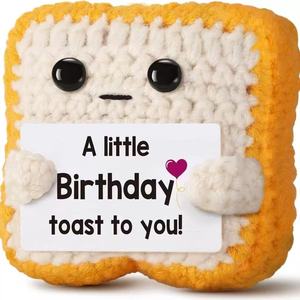 Regalos de Cumpleaños Tejidos a Mano con 100 Estilos Personalizados, Crochet Emocional, Crochet Positivo, un Pequeño Brindis de Crochet para Ti - Product Image 1