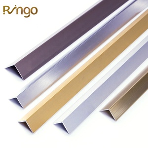 Strisce di rivestimento angolare in alluminio anodizzato per decorazioni interne e piastrelle da parete - Product Image 1