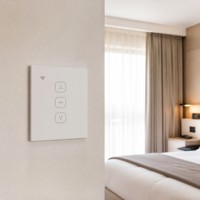YUSHUN YC720-01FD 24V 20A Receptor en Cascada de Alta Potencia, Control Remoto RF para Caja de Pared 86, para Cortinas y Ventanas con Múltiples Motores