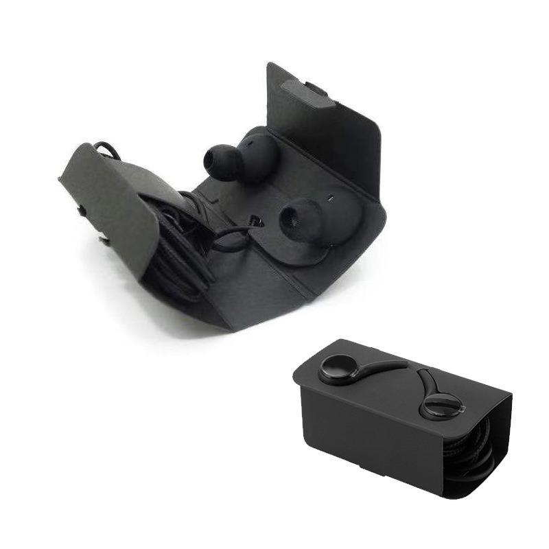 หูฟัง S10 ขนาด 3.5 มม. ไม่มีโลโก้ สีดำ