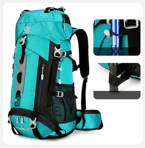 MKW2065 Mochila Duradera de 60L para Exteriores, Mochila Ligera de Viaje para Acampar, Senderismo, con Cubierta PARA LA Lluvia y Compartimento para Zapatos - Product Image 2