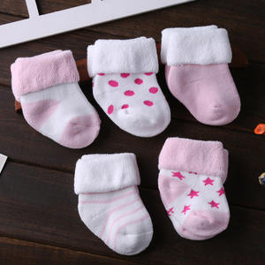 5 pcs/lots 100% coton bébé chaussettes - Product Image 2