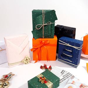 High Quality Disposable Wholesale 80g Christmas White Kraft <b>Paper</b> 43*300cm Luxury Custom <b>Birthday</b> Gift Wrapping Packaging - Product Image 1