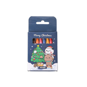 Set de Crayones de Colores Pastel al Óleo de 8 Colores para Niños, Regalo Artístico Navideño - Product Image 4