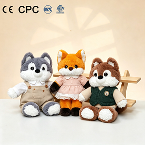 Funboxes Viral Running Plush, Peluches Super Mignonnes à Jambes Mobiles Interactives (Vache des Highlands, Panda, <span class=keywords><strong>Renard</strong></span>) pour Collection - Product Image 1