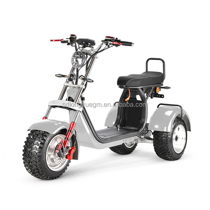 2023 Neues Design Dreiräder Leistungs starkes 4000W 60 V20Ah Fat Tire Elektro Citycoco Roller EEC Trike Chopper Cargo Dreirad zu verkaufen