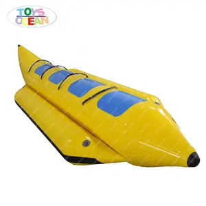 Goedkope 5 Personen Getrokken Bananenboot Opblaasbare Buizen Flyfish Hot Koop