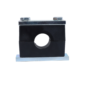 Colliers de <span class=keywords><strong>serrage</strong></span> télescopiques en <span class=keywords><strong>nylon</strong></span> usinés sur mesure à deux oreilles pour tubes et tuyaux en plastique avec finition zinguée pour applications à gros diamètres - Product Image 3