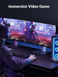 Câble <span class=keywords><strong>DisplayPort</strong></span> vers <span class=keywords><strong>HDMI</strong></span> plaqué or UGREEN 4K, unidirectionnel, DP mâle vers <span class=keywords><strong>HDMI</strong></span> mâle, prend en charge la résolution 1080p, connecteur vidéo, câble d'affichage - Product Image 4