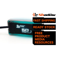 Medidor OBD2 Shadow Display, Medidor Inteligente Pequeño, Diseño Cyberpunk de Aluminio, Fácil de Conectar