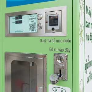 เครื่องกรองน้ำดื่มระบบ Reverse Osmosis ยี่ห้อ Lu แบบหยอดเหรียญ ช่องจ่ายน้ำคู่ พร้อมระบบจ่ายน้ำอัตโนมัติ สำหรับใช้งานกลางแจ้ง กำลังไฟ 180 วัตต์ - Product Image 3