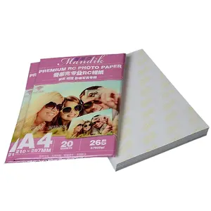 High Quality 260gr Waterproof RC Matte Photo Printing Paper In A4 Size