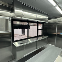 Food Truck Entièrement Équipé, Stand Alimentaire Mobile, Franchise de Restauration Mobile de Pizzas, Remorque de Restauration avec Cuisine Complète