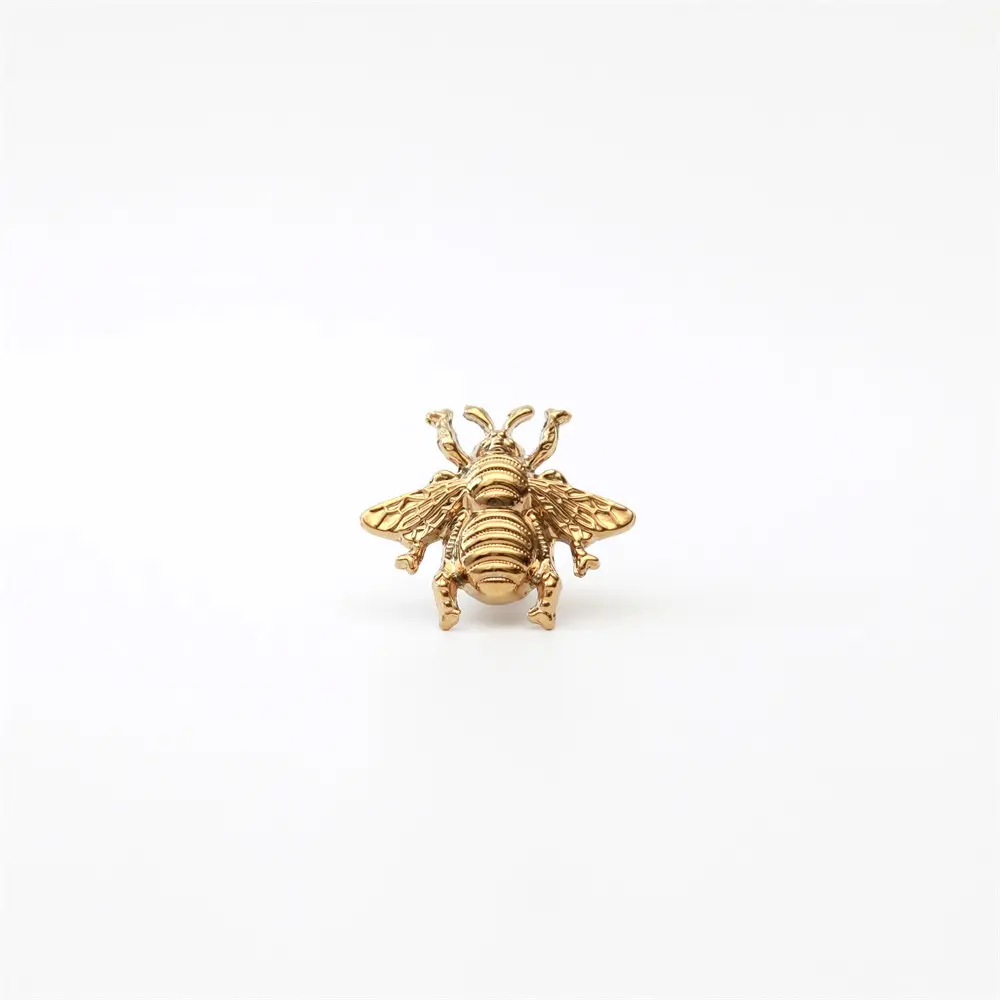 Kindmaxery — poignées d'armoire en laiton en forme d'abeille, accessoire créatif et moderne pour salon, cuisine ou garde-robe