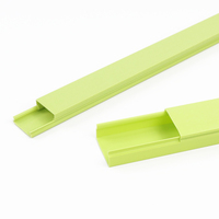 Goulotte de câblage en PVC 10x10mm de haute qualité, écologique, vente en gros d'usine, avec échantillon gratuit