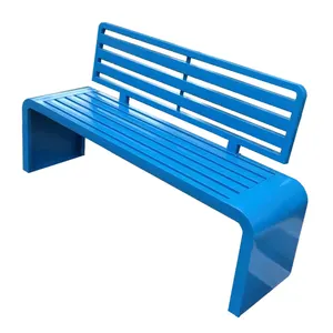 Customizable size Color Park chair Outdoor metal Park chair Basketball court Badminton hall Mall leisure bench