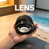 Optical Lens Element Diameter 50mm BK7 Glass High Precision Polished for Microscope Focusing and Optical Instrument Assemblies