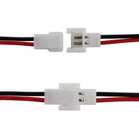 Kustom Molex 51005 2.0mm 2pin laki-laki ke perempuan kabel perakitan kawat Harness untuk aplikasi elektronik