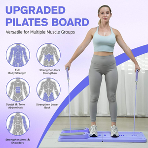 CZFIT Máquina de Pilates Reformer Plegable de Alta Gama, Portátil, Material PP Duradero, Logotipo Personalizado, Uso Doméstico, para Ejercicios de Fortalecimiento Corporal - Product Image 3
