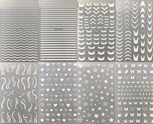 Calcomanías 3D Personalizadas para Uñas, Adhesivos de Lujo con Logotipo, Autoadhesivos, Decoración de Manicura DIY de Papel y Plástico, Adhesivos para Uñas con Marca - Product Image 1
