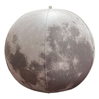 Ballon de plage gonflable de globe de PVC pour le ballon éducatif de lune de corps céleste d'enfants avec le logo personnalisable