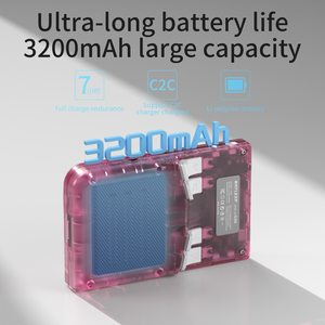 Console di gioco portatile G350 rosa grigio nero 64GB schermo 3.5 pollici Console per videogiochi retrò con scheda TF batteria 3200mAh - Product Image 5