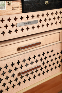 Raching rr980 điện xì gà Humidor Havana tan Tây Ban Nha gỗ tuyết tùng chính xác kiểm soát độ ẩm với công suất 3000ct - Product Image 6