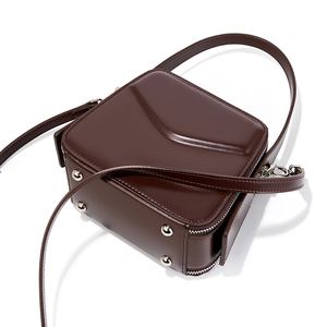 Sac à main en cuir véritable personnalisé de haute qualité, fabrication originale OEM, sac à bandoulière rétro pour femmes, sac à bandoulière de créateur pour femmes - Product Image 3