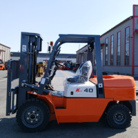 HELIN Chariot élévateur diesel lourd 5 tonnes 3 tonnes 4 tonnes à mât à 3 étages Chariot élévateur à fourche conteneur avec fourche latérale Prix d'usine