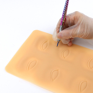 Modelo de Práctica de Tatuaje de Cejas de Silicona 3D, Piel de Entrenamiento de Microblading de Goma - Product Image 6