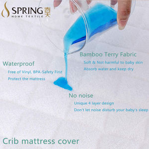 Protector de Colchón de Bambú para Bebés Recién Nacidos, para Cuna, para <span class=keywords><strong>Incontinencia</strong></span> - Product Image 4