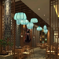 Nouvelle lampe d'art chinoise, restaurant zen, restaurant de fondue, balcon, lampes combinées antiques, lanterne personnalisée, lustre