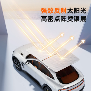 Parasol retráctil de poliéster para techo panorámico Xiaomi SU7/YU7, visera parasol para coche, cortina de cristal de hielo para claraboya - Product Image 2